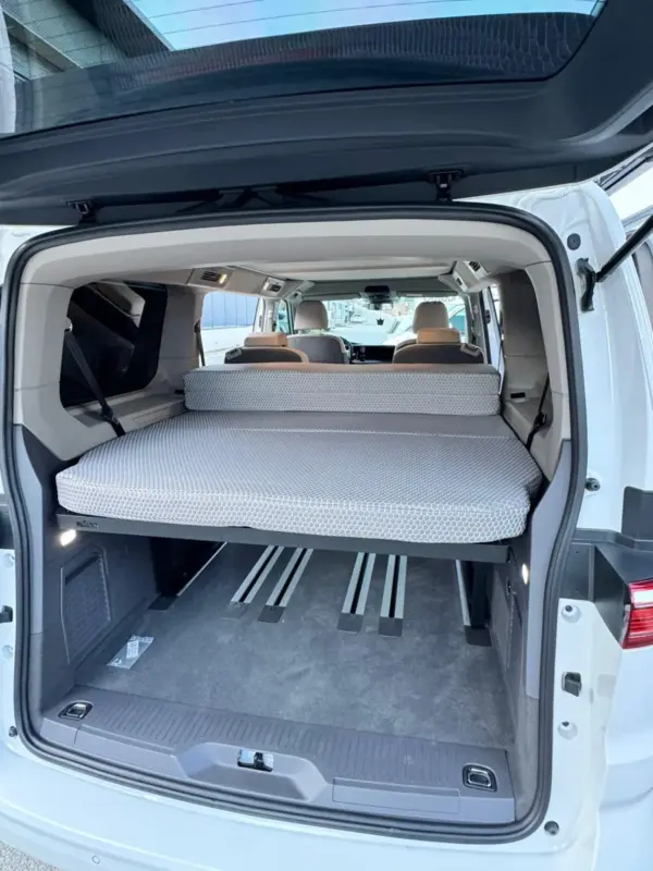 Comfort bed VW Multivan T7 – bed system with slatted frame & mattress