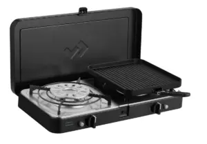 CADAC 2 Cook Turbo FFD Deluxe Camping Stove – 2-Burner Gas Grill & Cooker