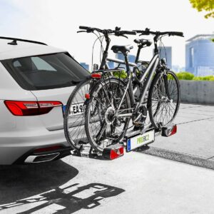 EUFAB Fahrradträger PROBC2 – Fahrradträger für Anhängerkupplung für 2 Fahrräder & E-Bikes